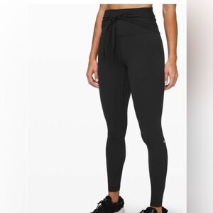 Lululemon tie front align leggings size 4 RARE